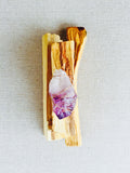 PALO SANTO BUNDLE OF 3 & AMETHYST CRYSTAL