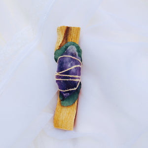 PALO SANTO WITH EUCALYPTUS & AMETHYST